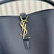 YSL LE 37 small in shiny leather black - 17 X 20 X 13 CM - 5