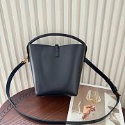 YSL LE 37 small in shiny leather black - 17 X 20 X 13 CM - 6