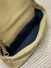 YSL CALYPSO large in suede beige - 38cm - 6
