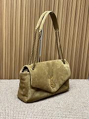 YSL CALYPSO large in suede beige - 38cm - 4