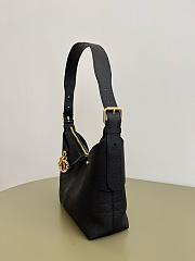 Dior Small Voyage Bag Black Flat Macrocannage Grained Calfskin - 22cm - 6