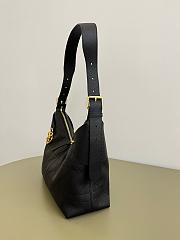 Dior Medium Voyage Bag Black Flat Macrocannage Crinkled Calfskin - 28cm - 5
