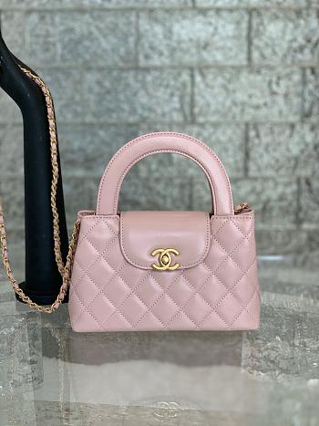 Chanel Kelly Mini Shopping Bag Light Pink 19cm