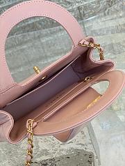 Chanel Kelly Mini Shopping Bag Light Pink 19cm - 5