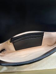 Gucci GG Marmont Matelasse Bag Black White - 21x12x5cm - 4