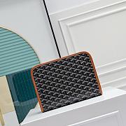 Goyard Jouvence MM Toiletry Bag Black & Tan - 24.5x7x19cm - 5