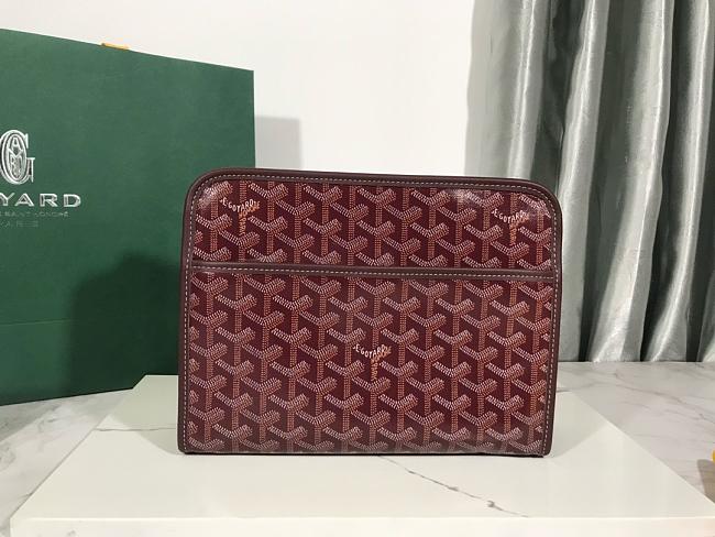 Goyard Jouvence MM Toiletry Bag Burgundy - 24.5x7x19cm - 1