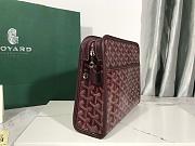 Goyard Jouvence MM Toiletry Bag Burgundy - 24.5x7x19cm - 2
