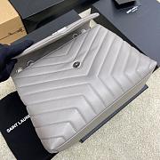 YSL Loulou Bag 30cm Grey - 2