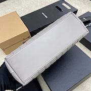 YSL Loulou Bag 30cm Grey - 3