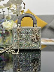 Dior Lady Diamond Bag - 17x15x7cm - 1