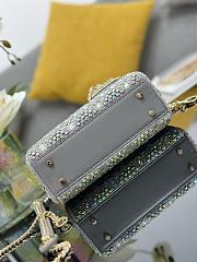 Dior Lady Diamond Bag - 17x15x7cm - 4