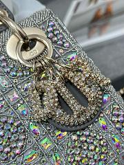 Dior Lady Diamond Bag - 17x15x7cm - 3