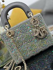 Dior Lady Diamond Bag - 17x15x7cm - 2
