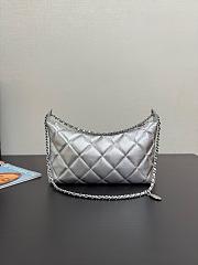 Chanel Hobo Handbag AS5528 Silver - 26cm - 5