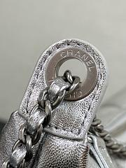 Chanel Hobo Handbag AS5528 Silver - 26cm - 4
