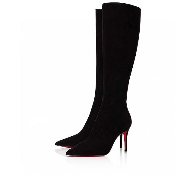 Christian Louboutin Kate Botta 85 mm Boots Veau velours Black Women - 1