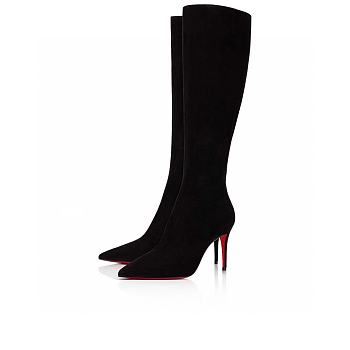 Christian Louboutin Kate Botta 85 mm Boots Veau velours Black Women