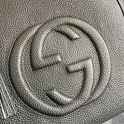 Gucci Large Soho Tote Bag Women leather Shoulder Bag Black - 2