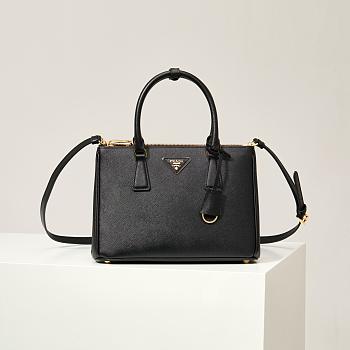 Prada Galleria Saffiano Leather Bag in Black