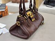 Chloe Paddington Tote Bag in Crafty Brown - 36x18x15cm - 5