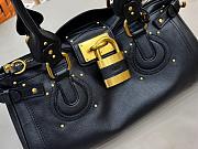 Chloe Paddington Tote Bag in Black - 36x18x15cm - 2