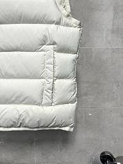 Moncler Contrin Down Vest in White - 5