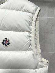 Moncler Contrin Down Vest in White - 6