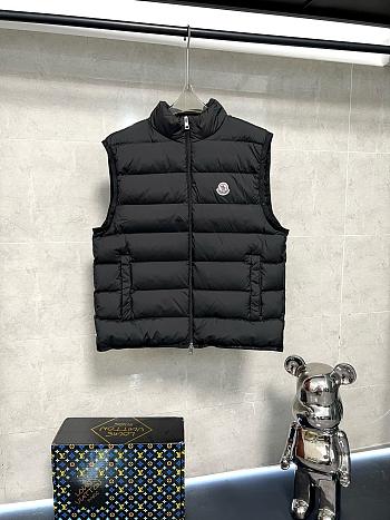 Moncler Contrin Down Vest in Black