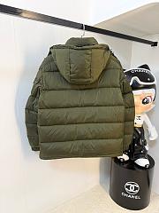 Moncler Maya Matte Short Down Jacket In Olive Green - 6
