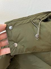 Moncler Maya Matte Short Down Jacket In Olive Green - 4