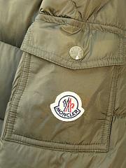 Moncler Maya Matte Short Down Jacket In Olive Green - 2