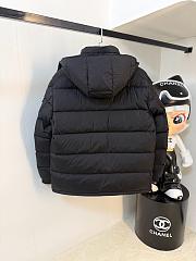 Moncler Maya Matte Short Down Jacket In Black - 5