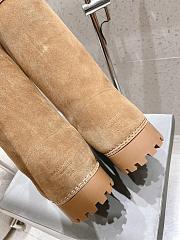 Balenciaga Women's Alaska Fur High Boot In Brown - 2