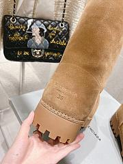 Balenciaga Women's Alaska Fur Boot In Brown - 3