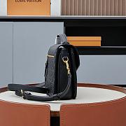 Louis Vuitton M41487 Cowskin Pochette Metis Bag with Black - 25x19x7cm - 6