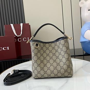 Gucci GG Emblem Small Bucket Bag - 20.5x18x11.5cm