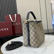Gucci GG Emblem Small Bucket Bag - 20.5x18x11.5cm - 6