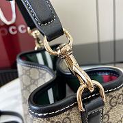 Gucci GG Emblem Small Bucket Bag - 20.5x18x11.5cm - 5