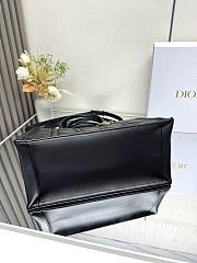 Dior Lady Large Tote Black Leather 36cm - 6