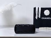 Chanel Small Hobo Bag Shiny Lambskin & Gold Tone Metal Black - 22.5x19.5x8.5cm - 2