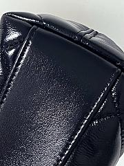 Chanel Small Hobo Bag Shiny Lambskin & Gold Tone Metal Black - 22.5x19.5x8.5cm - 6