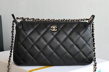 Chanel Wallet On Chain Caviar Black - 21x5.5x12cm
