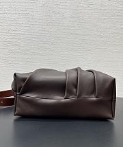 Loewe Draped Tote In Mellow Nappa Lambskin Brown - 30x29x14cm - 4