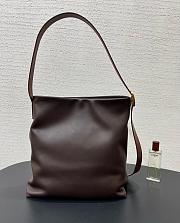 Loewe Draped Tote In Mellow Nappa Lambskin Brown - 30x29x14cm - 3