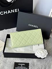 Chanel 25B Star Diamond Wallet Light green - 19x10.5x3cm - 5
