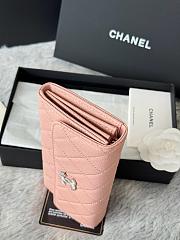 Chanel 25B Star Diamond Wallet Pink - 19x10.5x3cm - 6