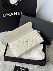 Chanel 25B Star Diamond Wallet White - 19x10.5x3cm - 4