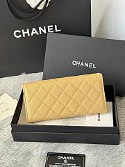 Chanel 25B Star Diamond Wallet Light yellow - 19x10.5x3cm - 6