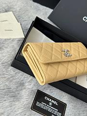 Chanel 25B Star Diamond Wallet Light yellow - 19x10.5x3cm - 4